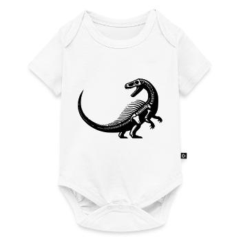 Dinosaur Fossil - Baby Premium short-sleeve bodysuit - white - Front