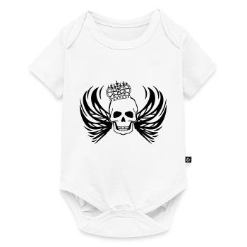 skull king - Baby Premium Kurzarmbody - Weiß - Vorne