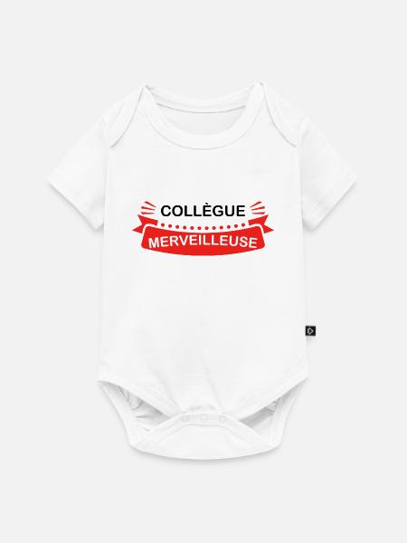 Wunderbare Kollegin - Baby Premium Kurzarmbody - Weiß