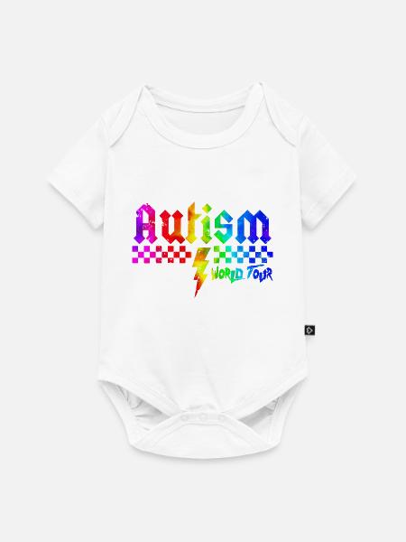 Autismus-Bewusstsein: anders, anders, besser - Baby Premium Kurzarmbody - Weiß