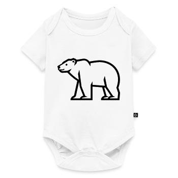 Polar bear - Baby Premium short-sleeve bodysuit - white - Front