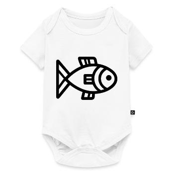 Fish - Baby Premium short-sleeve bodysuit - white - Front