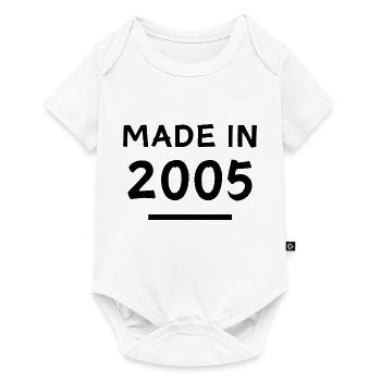 Made in 2005 - Year of birth / Birthday - Baby Premium short-sleeve bodysuit - white - Front