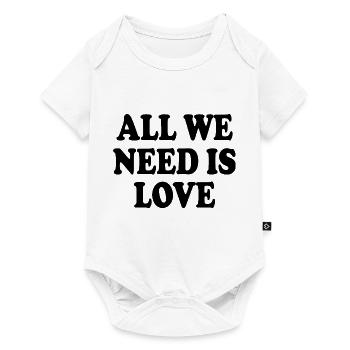 all we need is love - Baby Premium Kurzarmbody - Weiß - Vorne