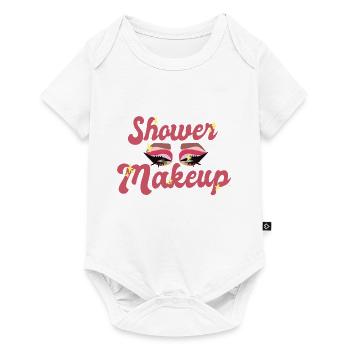 Shower makeup - Body à manches courtes Premium Bébé - blanc - Devant