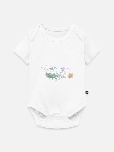 Say Cheese white - Baby Premium Kurzarmbody - Weiß