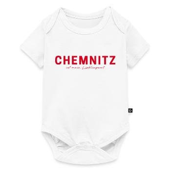 Chemnitz T-Shirt – For real fans - Baby Premium short-sleeve bodysuit - white - Front