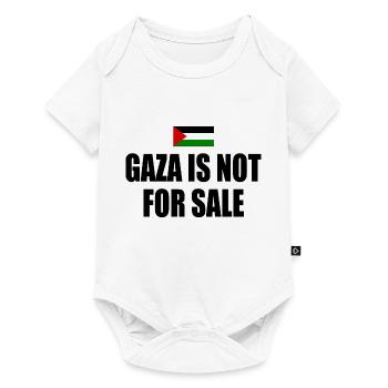 gaza is not for sale - Baby Premium short-sleeve bodysuit - white - Front