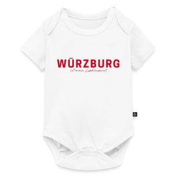T-Shirt Würzburg – Pour les vrais fans - Body à manches courtes Premium Bébé - blanc - Devant