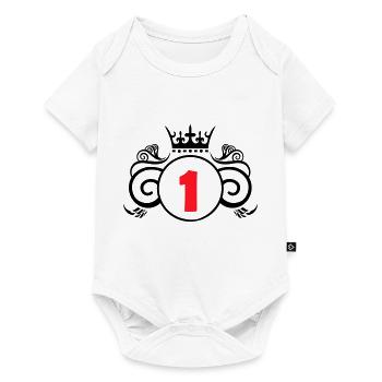 Coat of arms 1 - Baby Premium short-sleeve bodysuit - white - Front