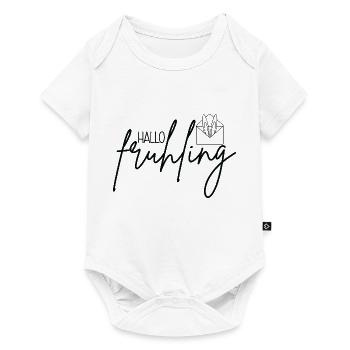 Hallo Frühling 🌸🌞 - Baby Premium Kurzarmbody - Weiß - Vorne