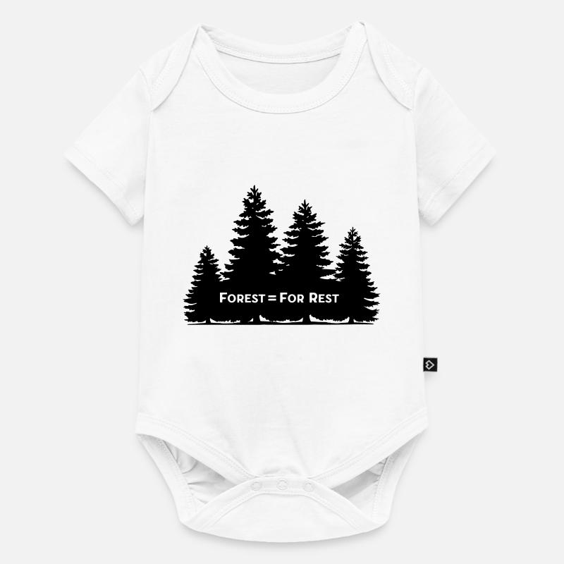 Forest = For Rest - Body à manches courtes Premium Bébé - blanc