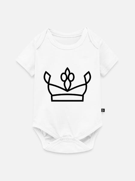 Diadem - Baby Premium Kurzarmbody - Weiß