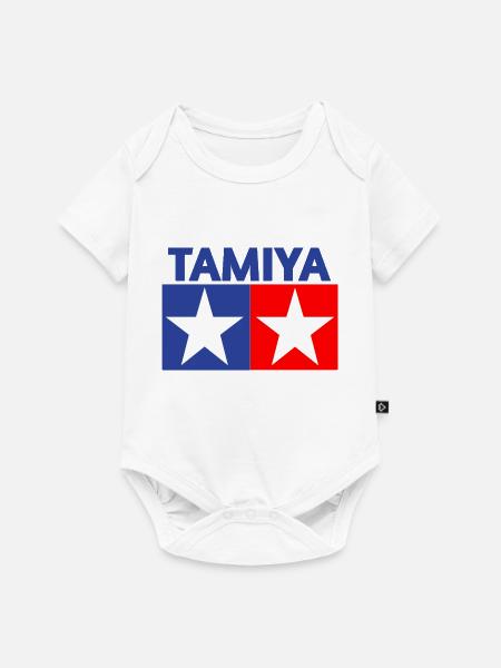 Tamiya Logo - Baby Premium Kurzarmbody - Weiß