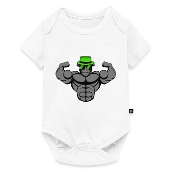 Strong Gorilla - Baby Premium short-sleeve bodysuit - white - Front