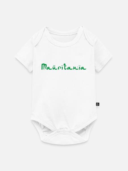 Mauritania Mauretanien - Baby Premium Kurzarmbody - Weiß