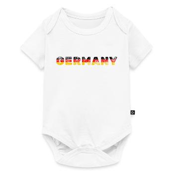 Deutschland T-Shirt Germany - Baby Premium Kurzarmbody - Weiß - Vorne