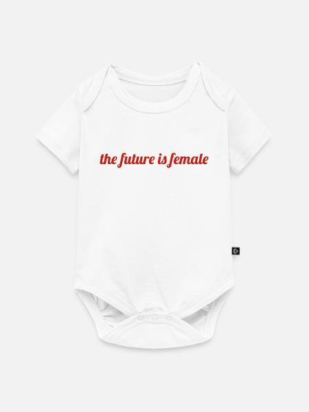 the future - Baby Premium Kurzarmbody - Weiß