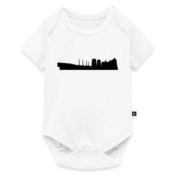 Wolfsburg Skyline - Body à manches courtes Premium Bébé - blanc - Devant