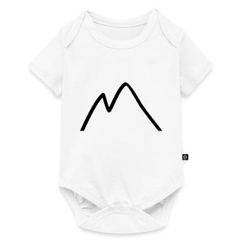 mountain - Baby Premium short-sleeve bodysuit - white - Front
