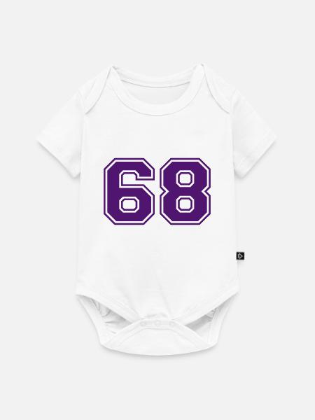 68 - Baby Premium Kurzarmbody - Weiß