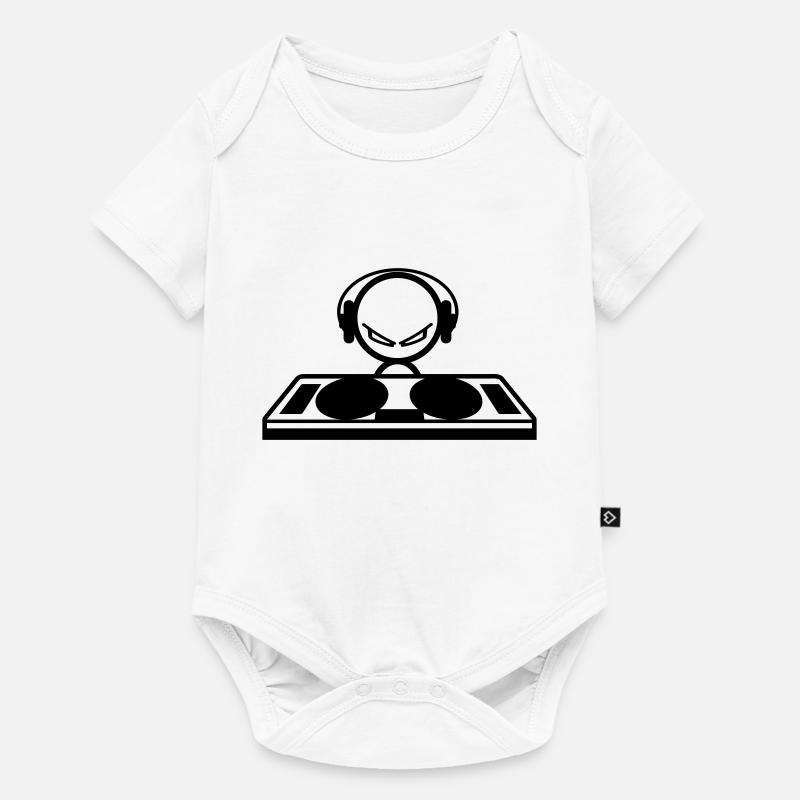 dj - Baby Premium Kurzarmbody - Weiß