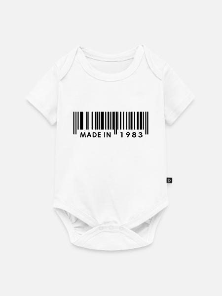 Birthday 1983 - Baby Premium short-sleeve bodysuit - white