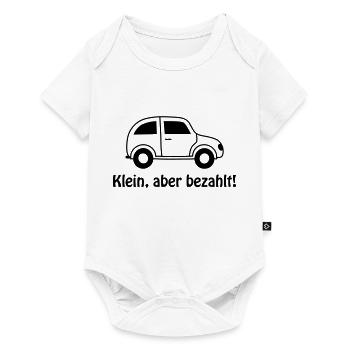 Auto - Klein, aber bezahlt! - Baby Premium Kurzarmbody - Weiß - Vorne