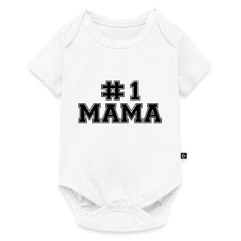 Number One mères de maman - Body à manches courtes Premium Bébé - blanc - Devant