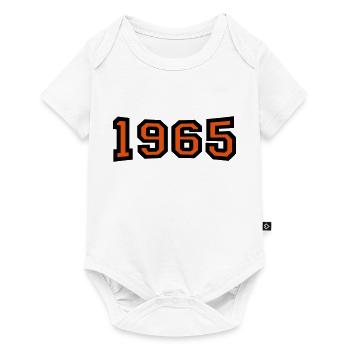 1965 - Baby Premium Kurzarmbody - Weiß - Vorne