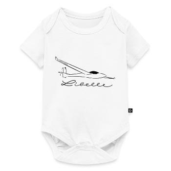 libelle_winglets_ohne_fah - Baby Premium Kurzarmbody - Weiß - Vorne