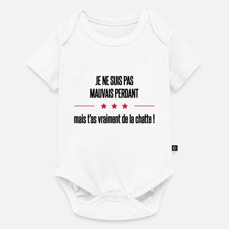 je ne suis - Body à manches courtes Premium Bébé - blanc
