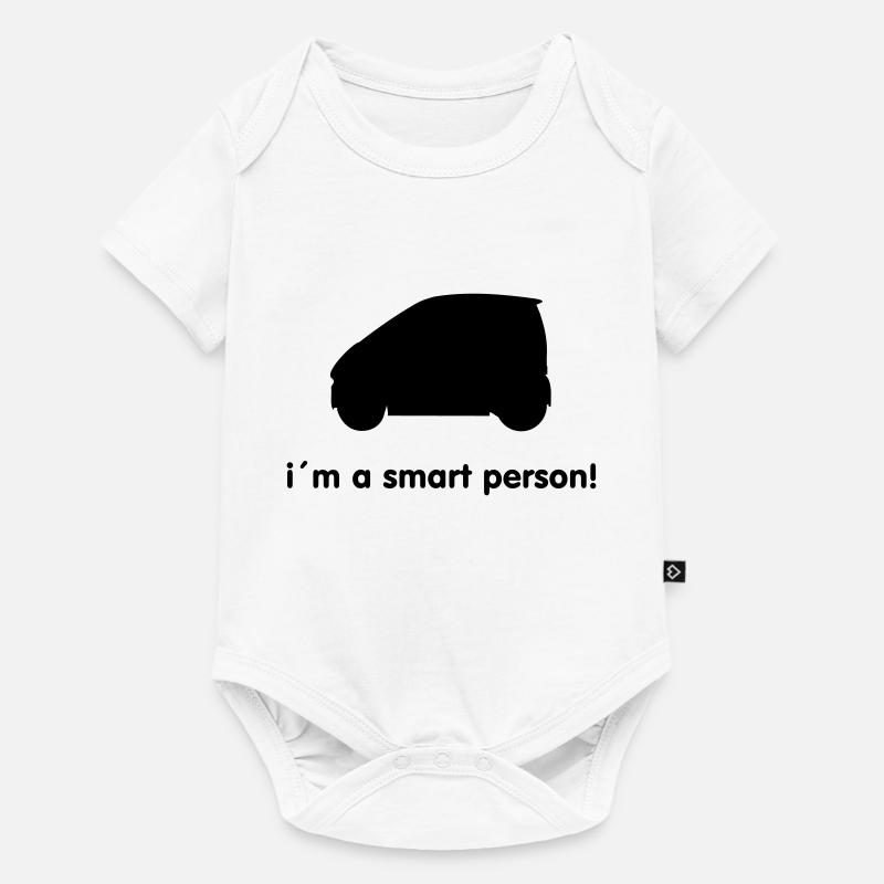 smart - Baby Premium Kurzarmbody - Weiß