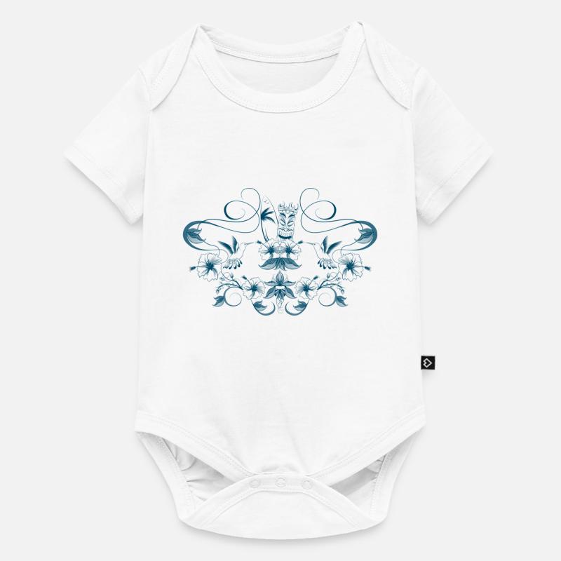 'n' de surf tiki - Body à manches courtes Premium Bébé - blanc