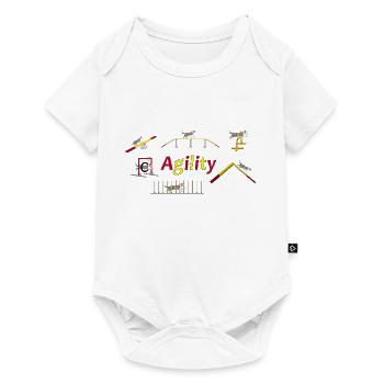 Agilité totale - Body à manches courtes Premium Bébé - blanc - Devant