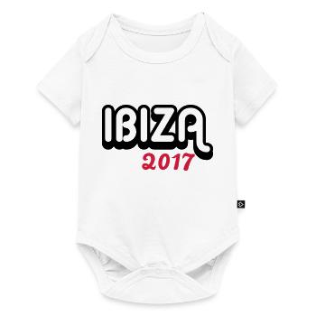 Ibiza 2017 - Baby Premium Kurzarmbody - Weiß - Vorne