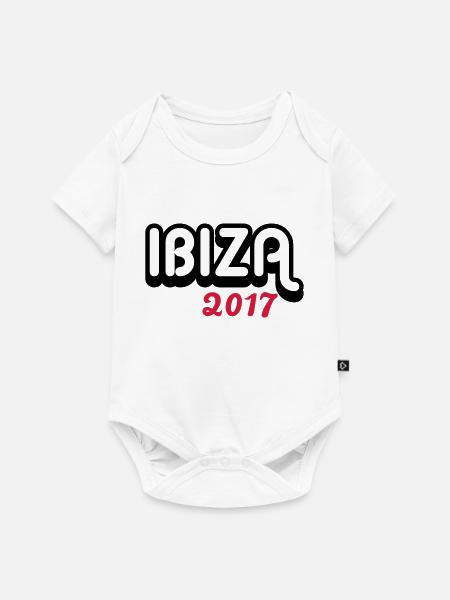 Ibiza 2017 - Baby Premium Kurzarmbody - Weiß