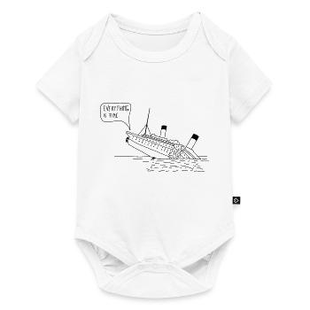 Everything is fine - Baby Premium Kurzarmbody - Weiß - Vorne