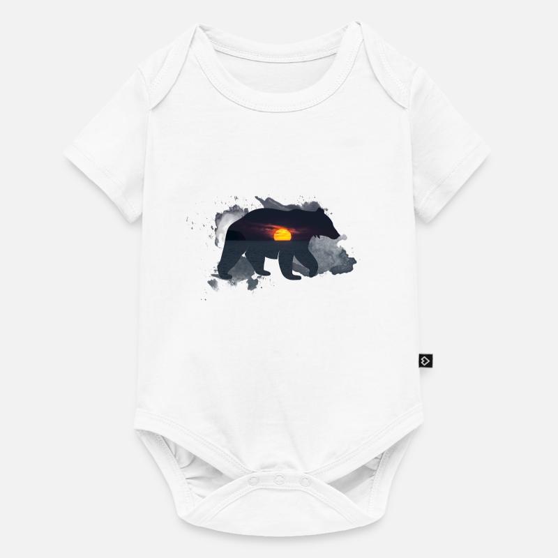ours - Body à manches courtes Premium Bébé - blanc