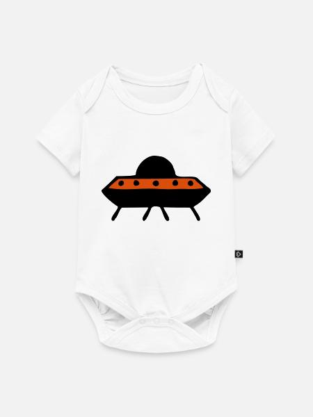 ufo4 - Baby Premium Kurzarmbody - Weiß