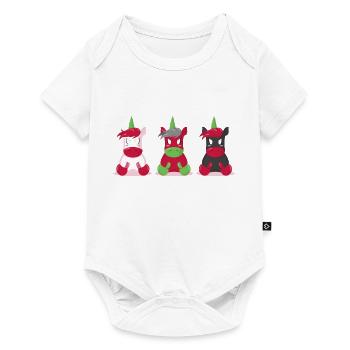 Licorne - Body à manches courtes Premium Bébé - blanc - Devant