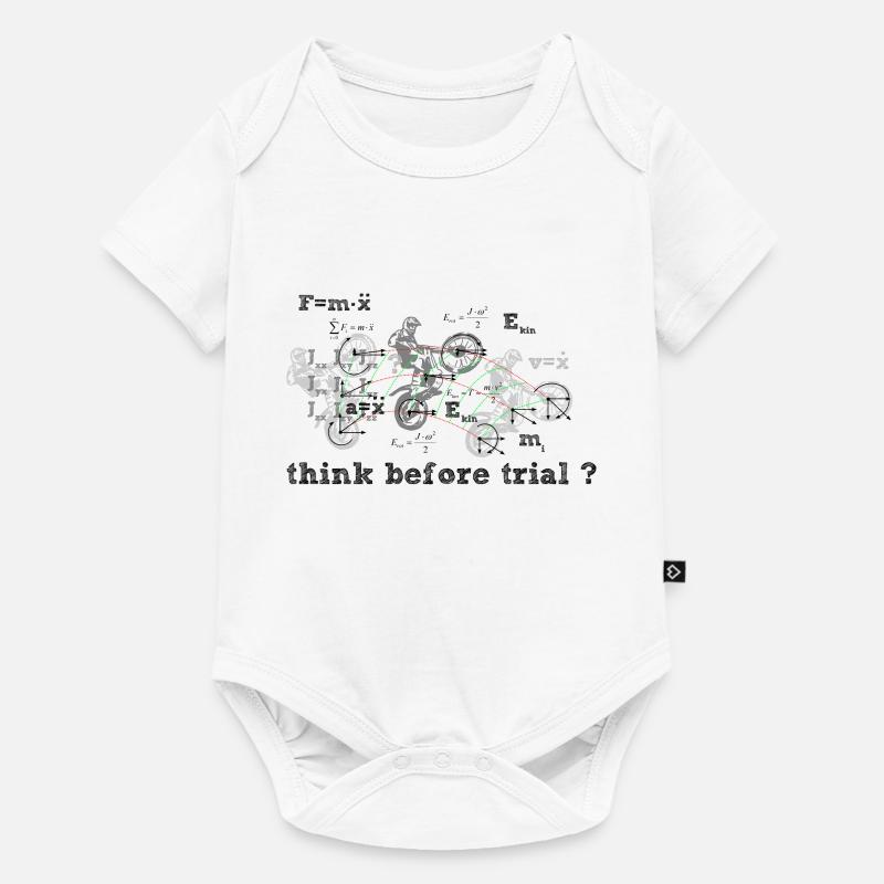 Think before trial? - Baby Premium short-sleeve bodysuit - white