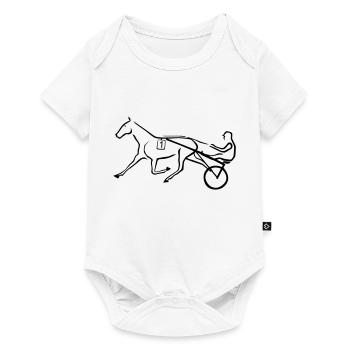 Trotting horse - Baby Premium short-sleeve bodysuit - white - Front