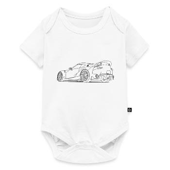 Sports Car - Baby Premium short-sleeve bodysuit - white - Front