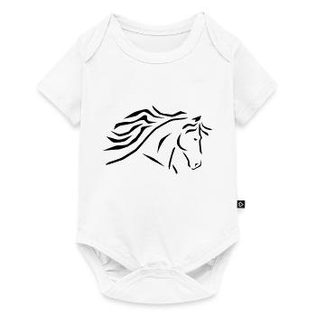 Iphone 4/4s case - Baby Premium short-sleeve bodysuit - white - Front