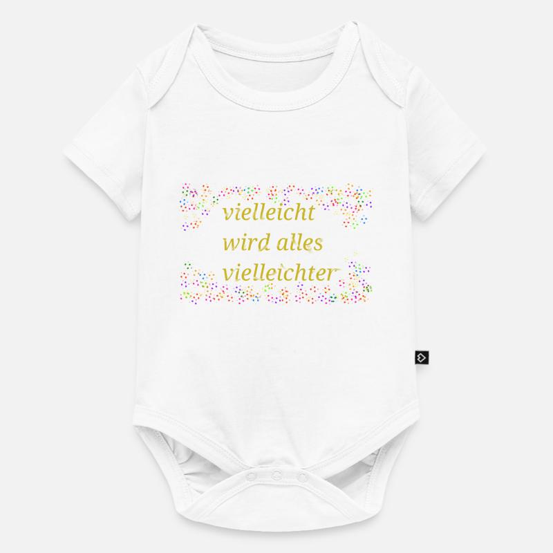 Maybe everything will be a saying - Baby Premium short-sleeve bodysuit - white