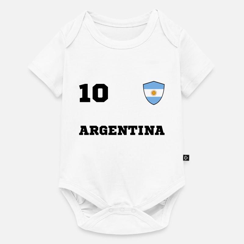 Equipe d'Equipe ARGENTINE - Body à manches courtes Premium Bébé - blanc