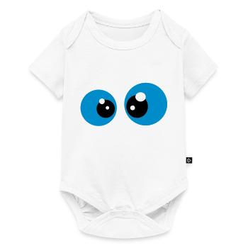 the eyes - Baby Premium Kurzarmbody - Weiß - Vorne