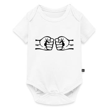 true_friends_f1 - Baby Premium short-sleeve bodysuit - white - Front