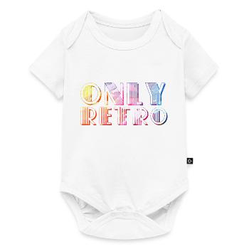 Seulement rétro - Body à manches courtes Premium Bébé - blanc - Devant